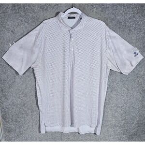Turtleson Golf Polo Shirt Mens Size XL Stretch Diamond Oaks Country Club Texas